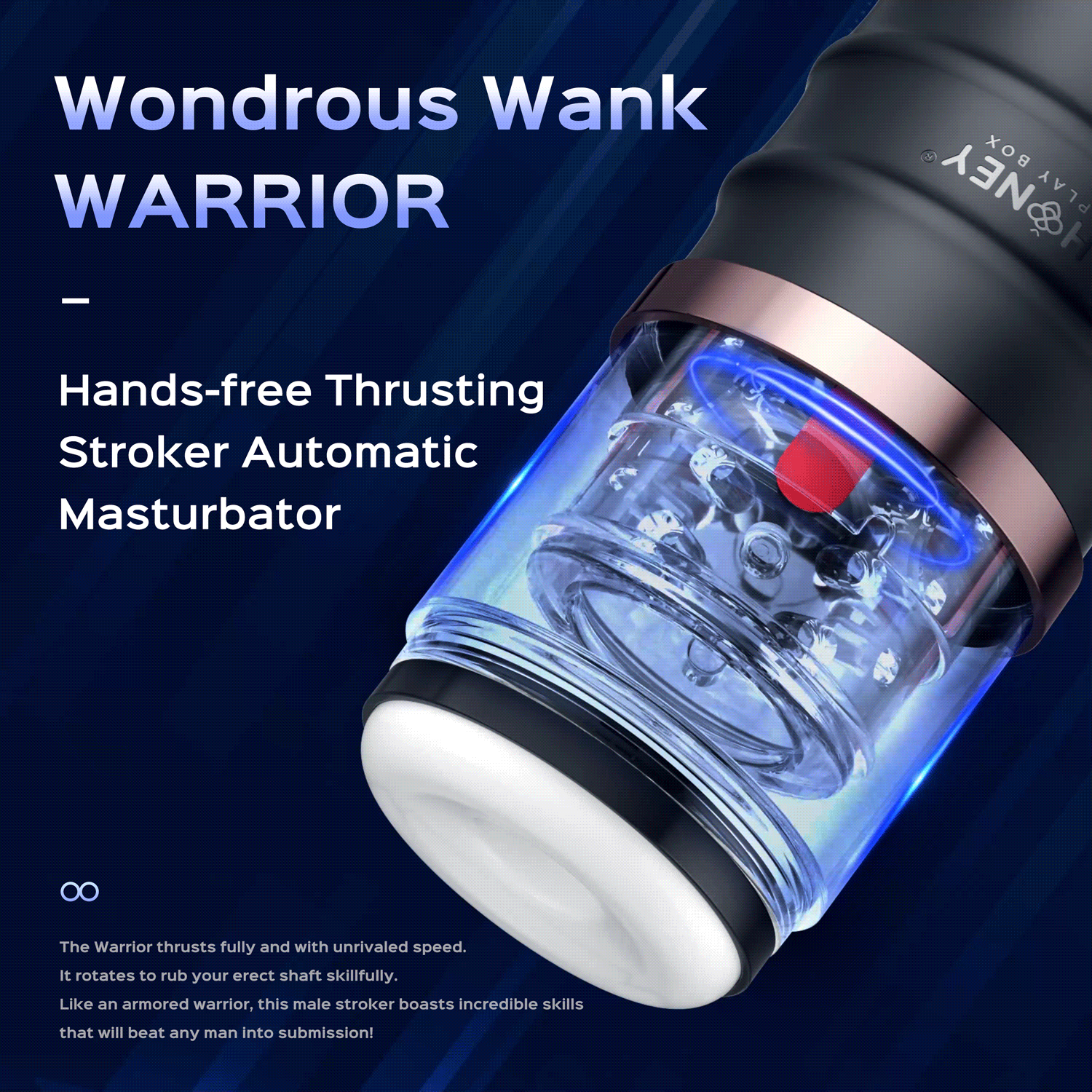 Wondrous Wand Warrior text showing product
