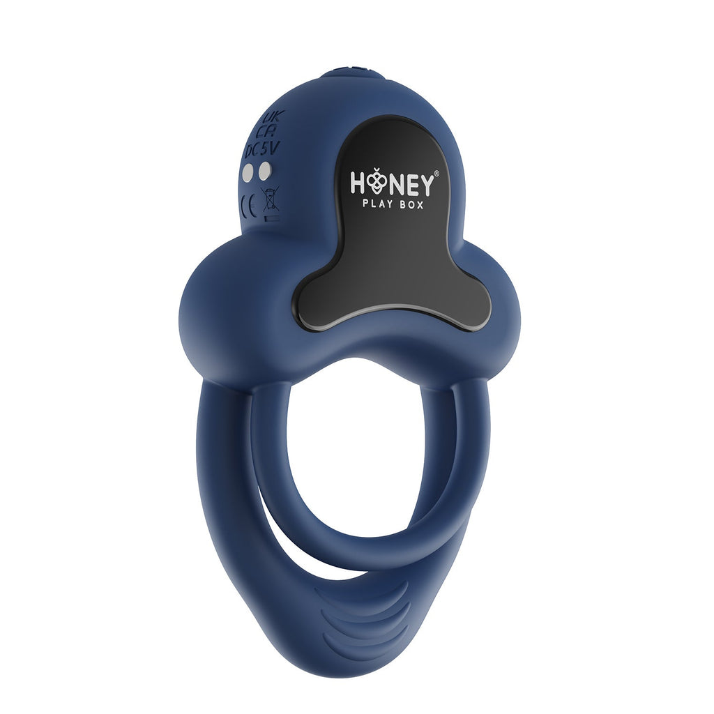 Anello-App-Controlled Vibrating Double Cock Ring with Clitoral Stimulator 
