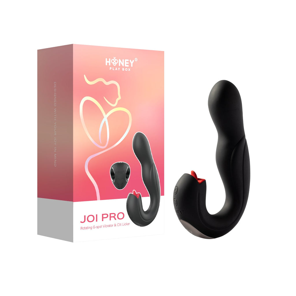 Joi Pro - Remote Control Rotating Head G-spot Vibrator & Clit Licker 